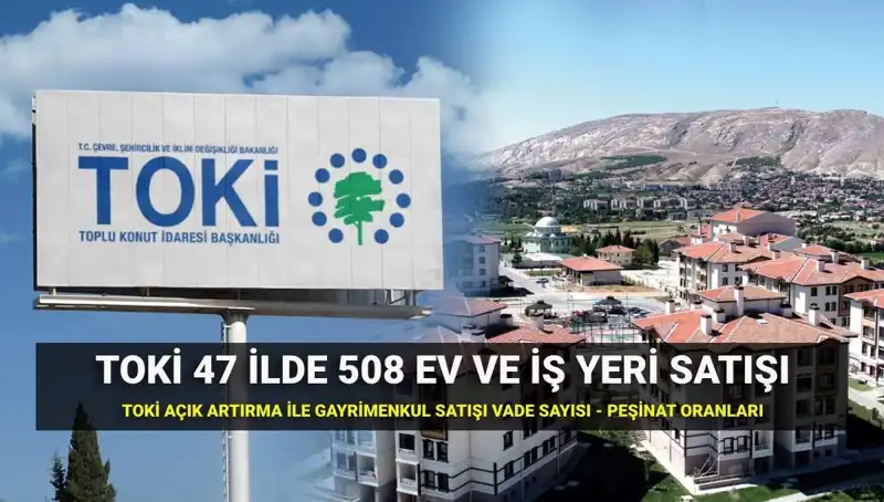 TOKİ'nin 508 Ev ve İş Yeri Satışı Öncesi Tüm Detaylar