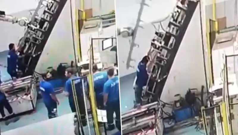 Fabrikada Şok Eden Kaza: Makinenin Sırtına Saplanması Faciaya Neden Oldu
