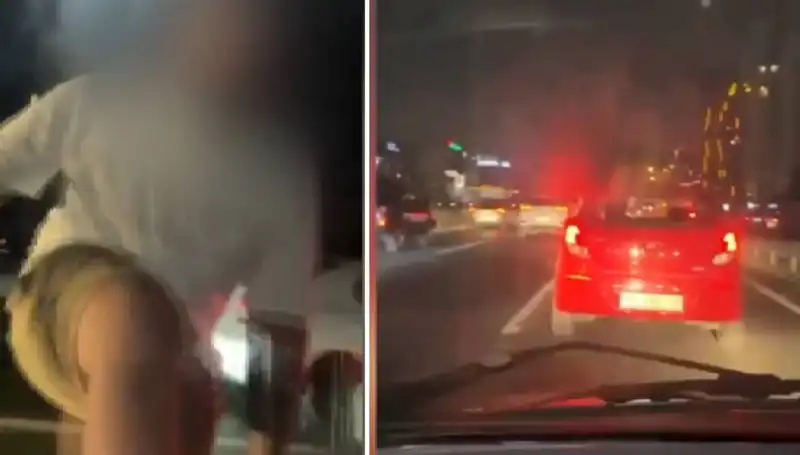 Trafik Magandası Kayıtlara Geçti: Görüntüler Şok Edici!