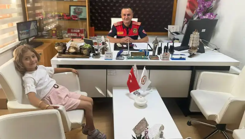5 Yaşındaki Kahraman Aslı, Köyü Yangından Kurtardı