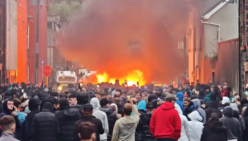 Kuzey İrlanda'da Cinsel Saldırı Protestoları: Evler Hedeftir, Toplum Birleşiyor