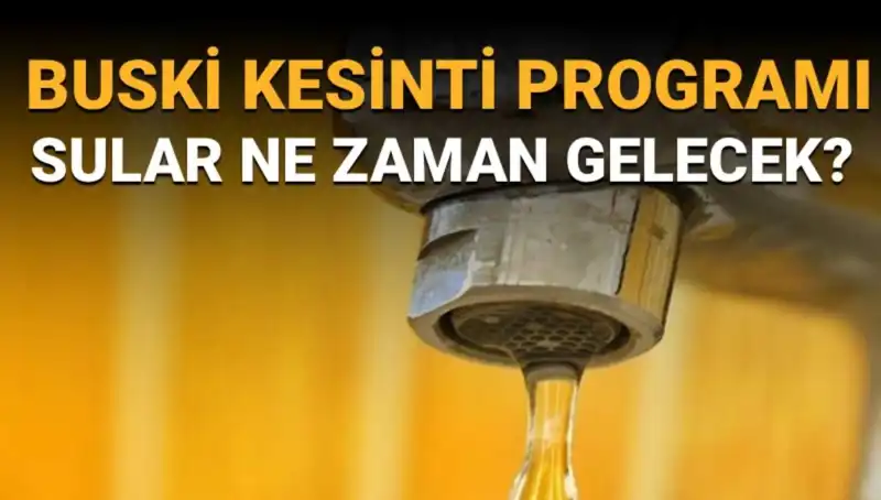 Bursa Nilüfer'de Sular Ne Zaman Gelecek? İşte Kesinti Programı
