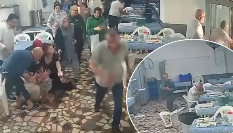 Yemekhanede Deprem Anı: Kimisi Bayıldı, Kimisi Fırtına Gibi Kaçtı! Birisi ise Yemeğini Bırakmadı