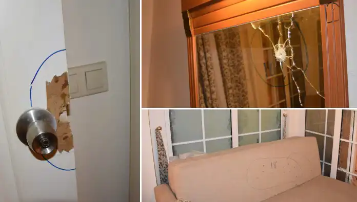 FETÖ'cü Suikast Timine Ait Otele Yapılan Saldırının İzleri Hala Silinmedi