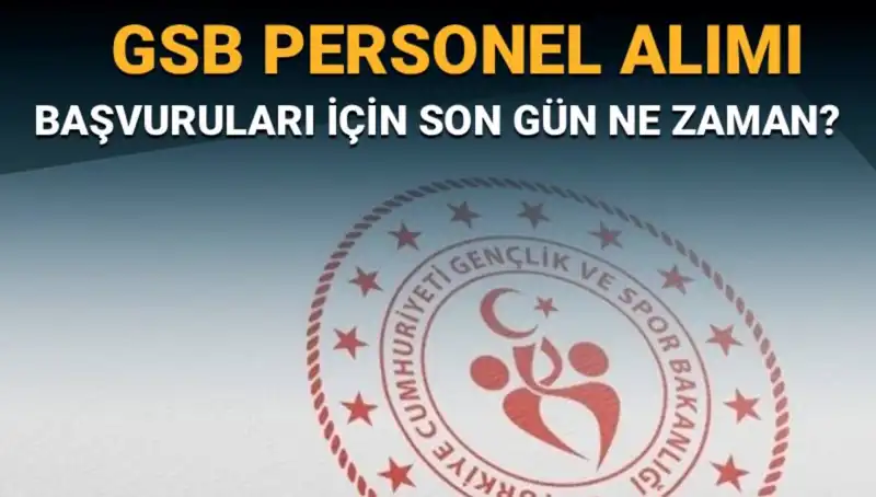 Gençlik ve Spor Bakanlığı'na Personel Alımı: Başvuru Süreci ve Son Tarihler